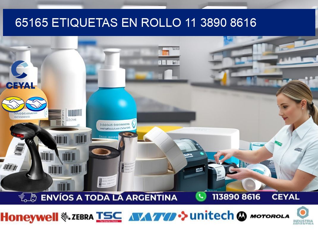 65165 ETIQUETAS EN ROLLO 11 3890 8616