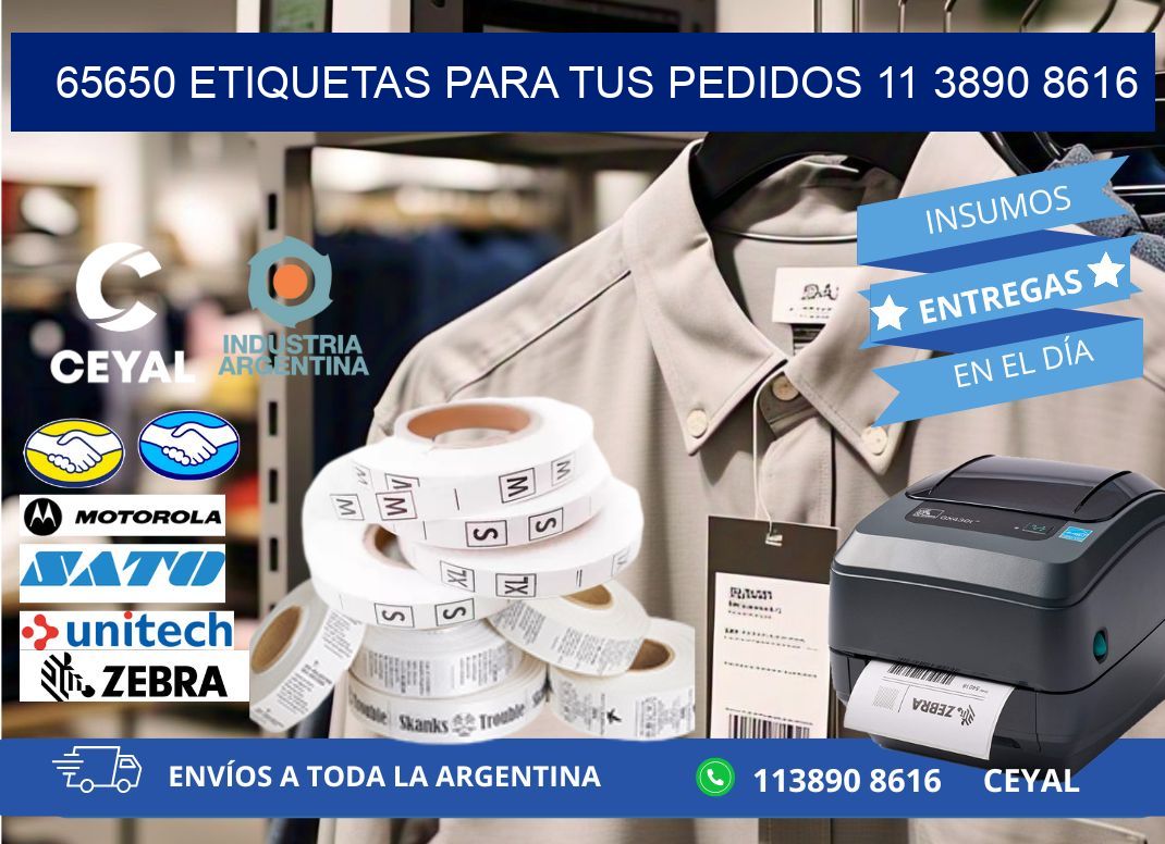 65650 ETIQUETAS PARA TUS PEDIDOS 11 3890 8616
