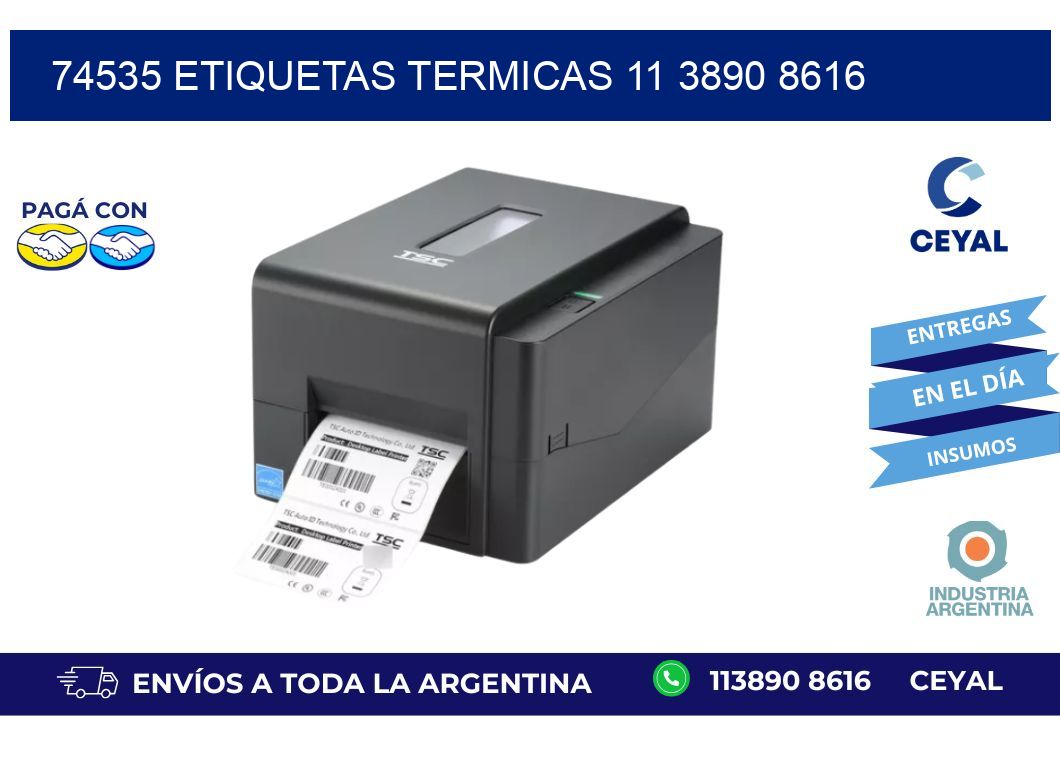 74535 ETIQUETAS TERMICAS 11 3890 8616