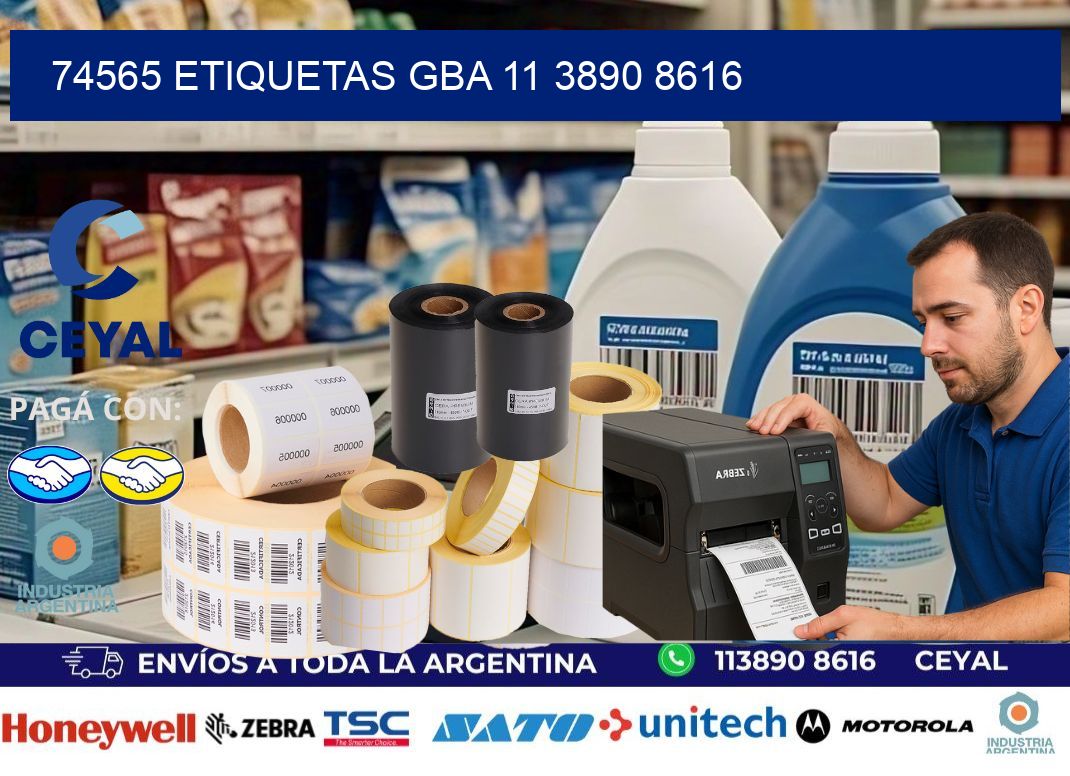 74565 ETIQUETAS GBA 11 3890 8616