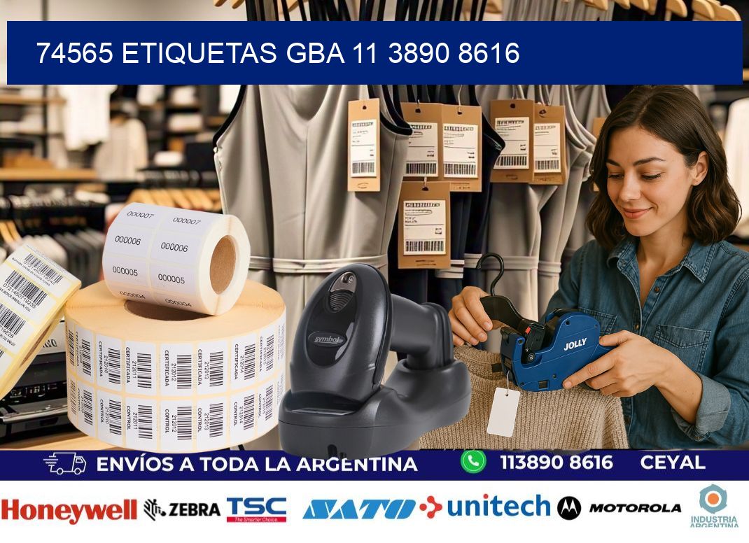 74565 ETIQUETAS GBA 11 3890 8616