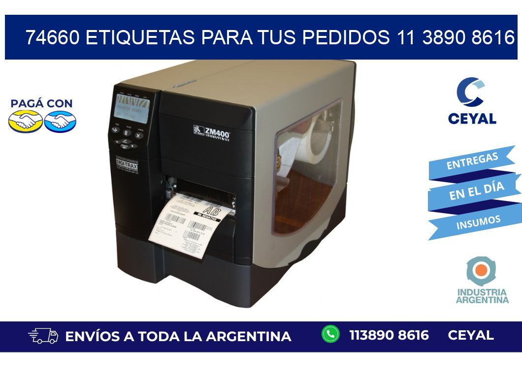 74660 ETIQUETAS PARA TUS PEDIDOS 11 3890 8616
