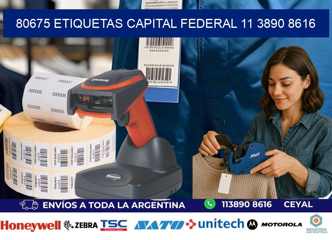 80675 ETIQUETAS CAPITAL FEDERAL 11 3890 8616