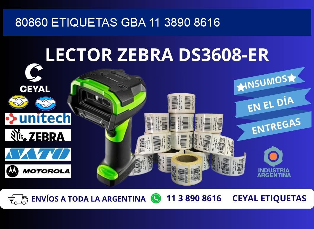 80860 ETIQUETAS GBA 11 3890 8616