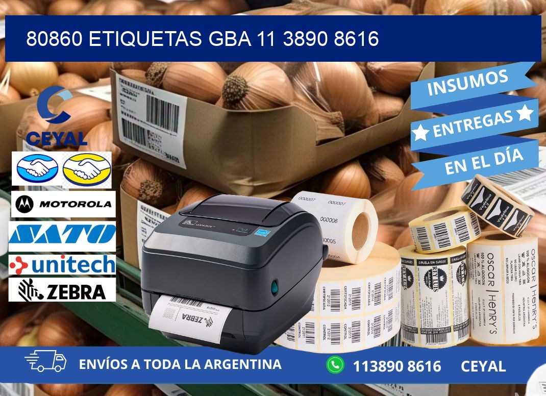 80860 ETIQUETAS GBA 11 3890 8616