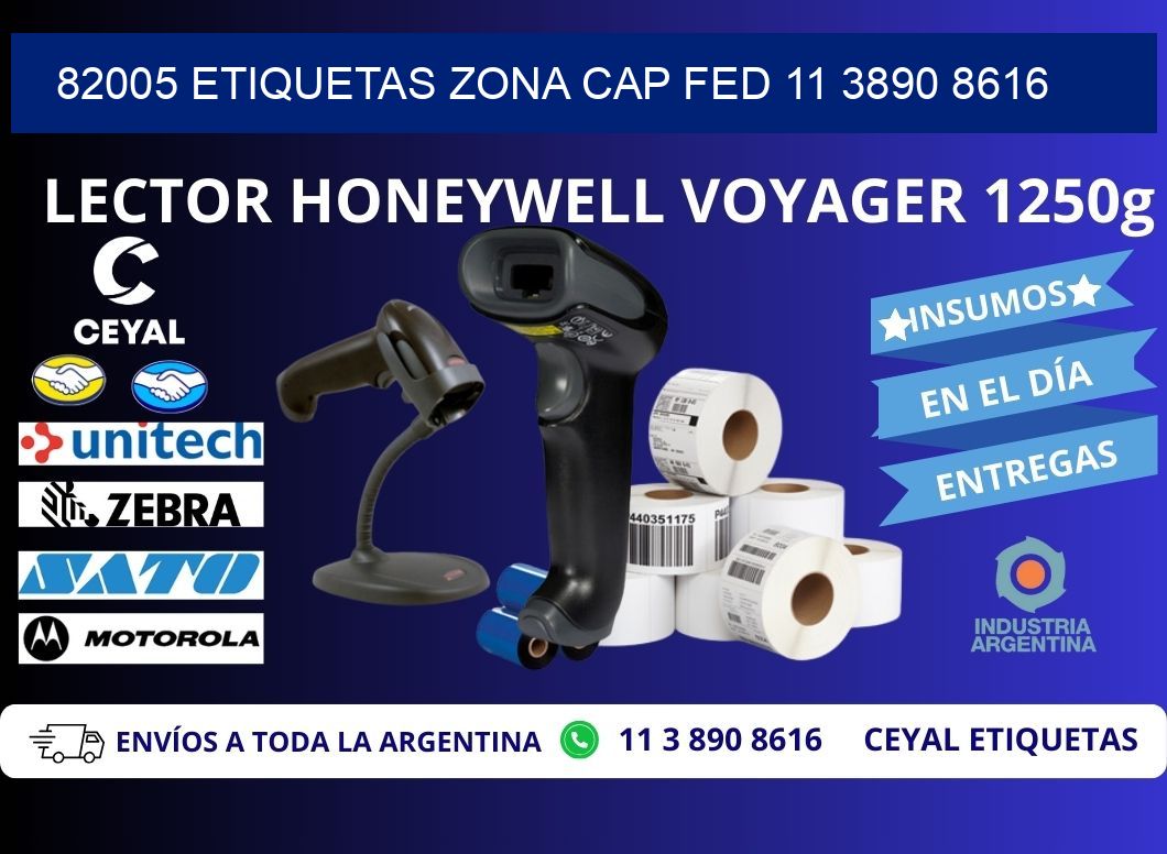 82005 ETIQUETAS ZONA CAP FED 11 3890 8616
