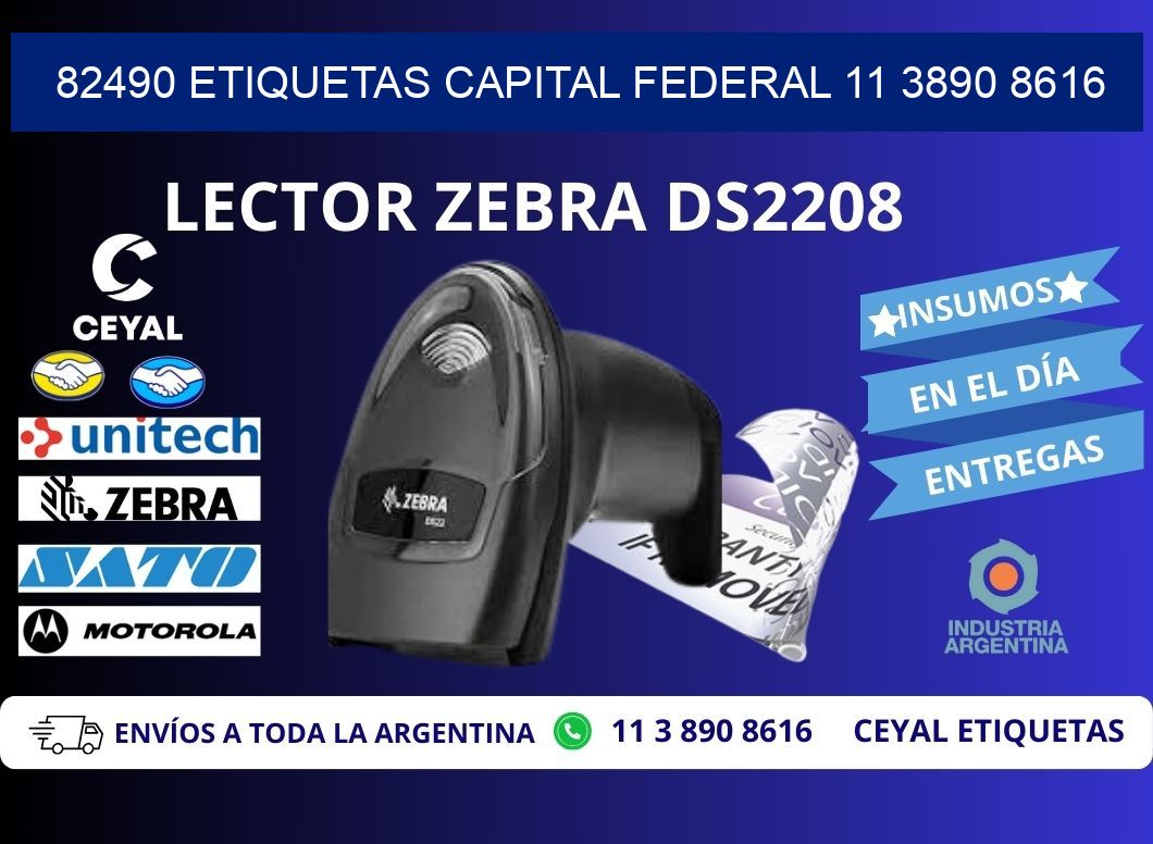 82490 ETIQUETAS CAPITAL FEDERAL 11 3890 8616