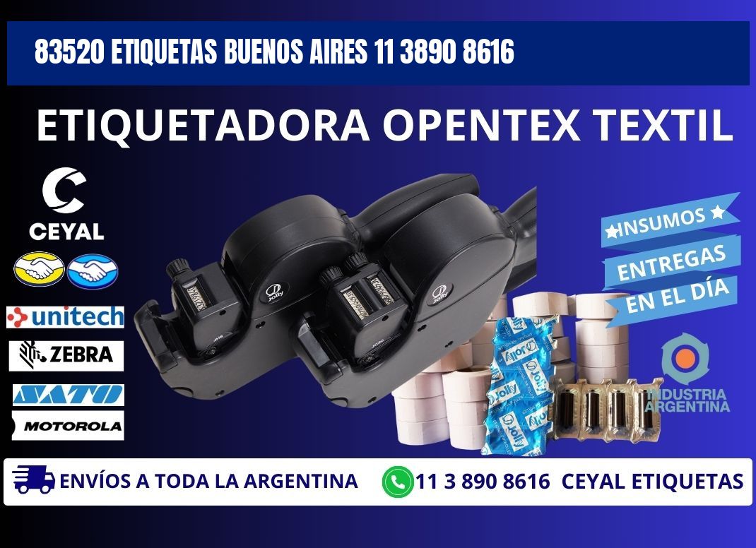83520 ETIQUETAS BUENOS AIRES 11 3890 8616