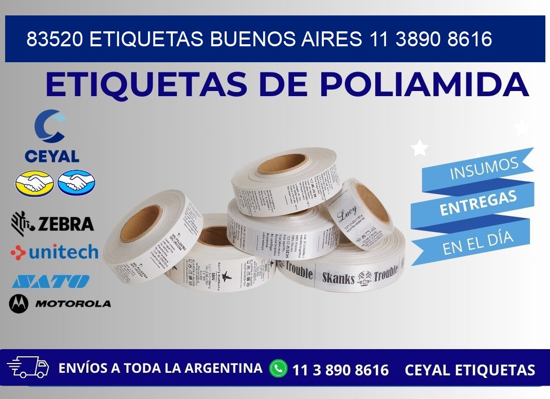 83520 ETIQUETAS BUENOS AIRES 11 3890 8616