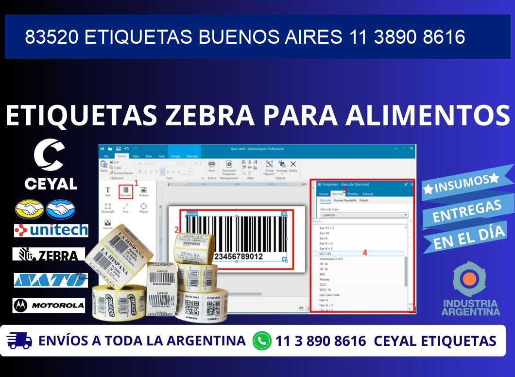 83520 ETIQUETAS BUENOS AIRES 11 3890 8616