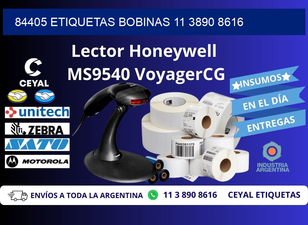 84405 ETIQUETAS BOBINAS 11 3890 8616