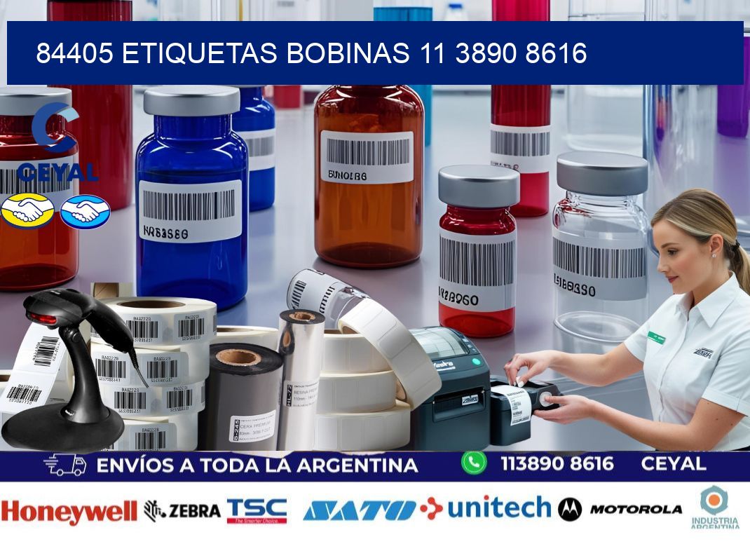 84405 ETIQUETAS BOBINAS 11 3890 8616
