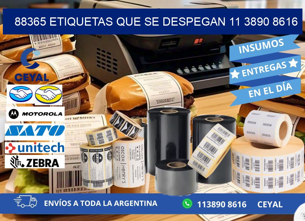 88365 ETIQUETAS QUE SE DESPEGAN 11 3890 8616