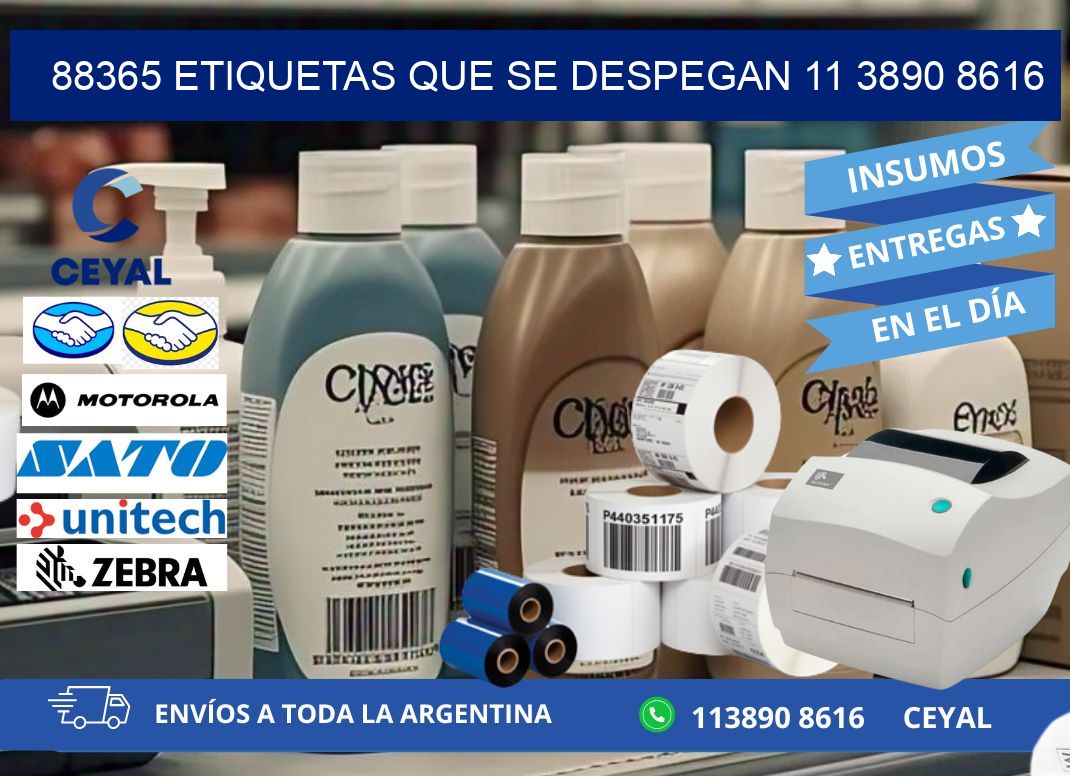 88365 ETIQUETAS QUE SE DESPEGAN 11 3890 8616