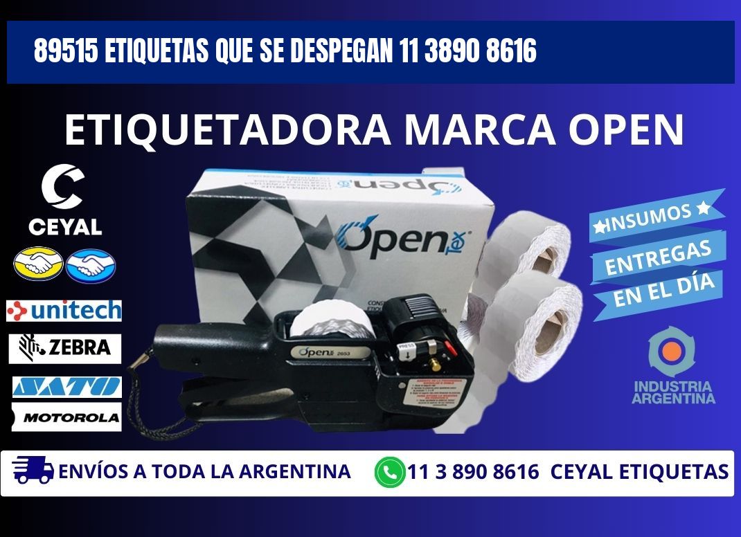 89515 ETIQUETAS QUE SE DESPEGAN 11 3890 8616