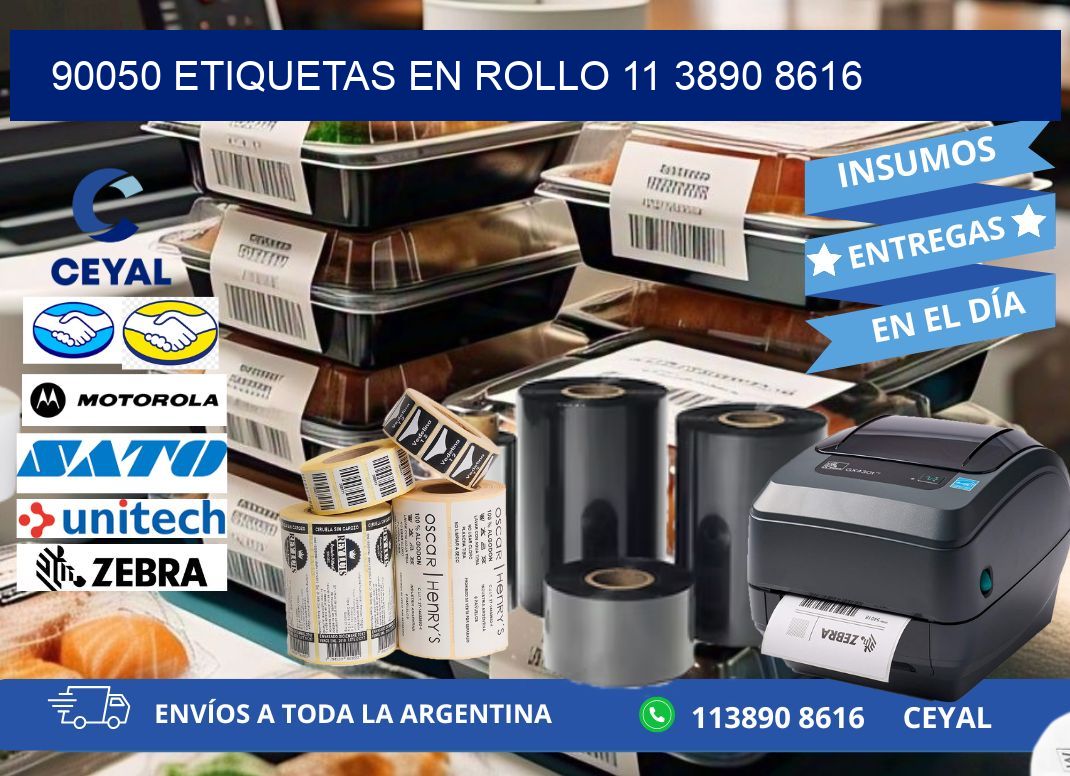 90050 ETIQUETAS EN ROLLO 11 3890 8616