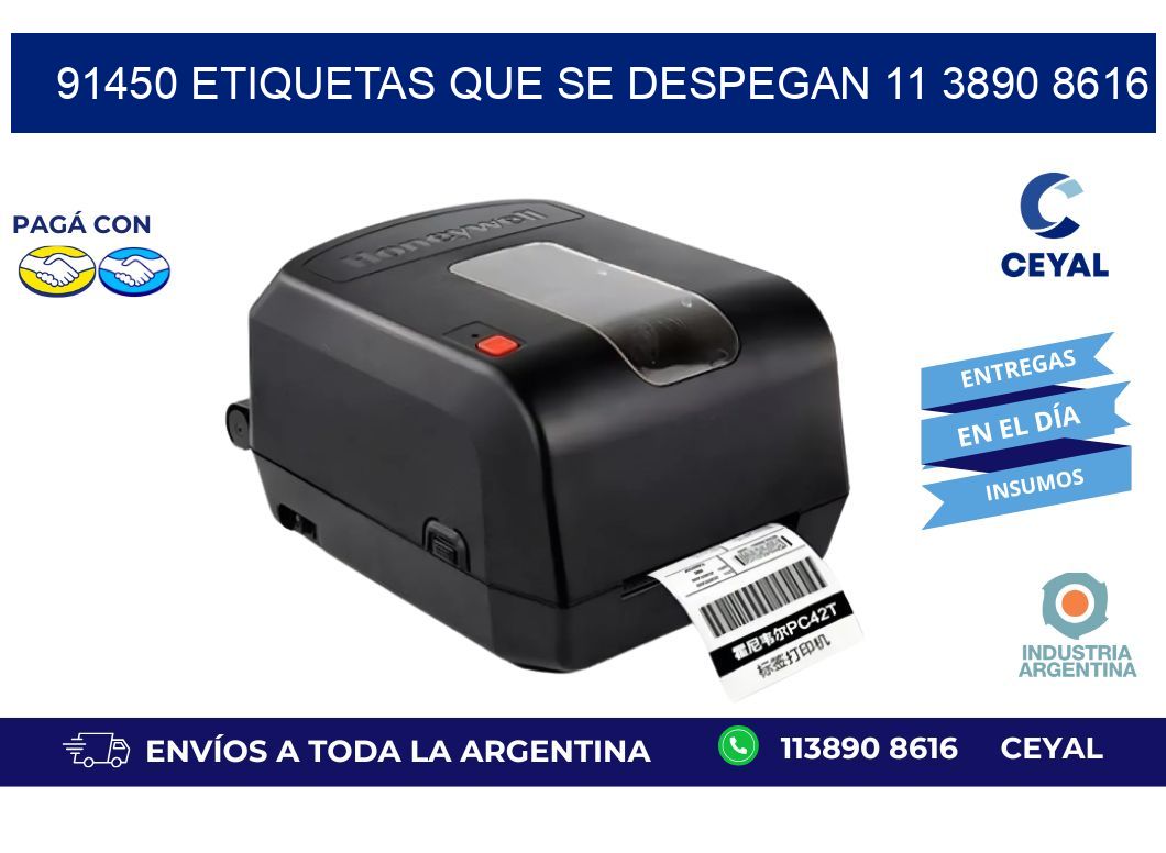 91450 ETIQUETAS QUE SE DESPEGAN 11 3890 8616