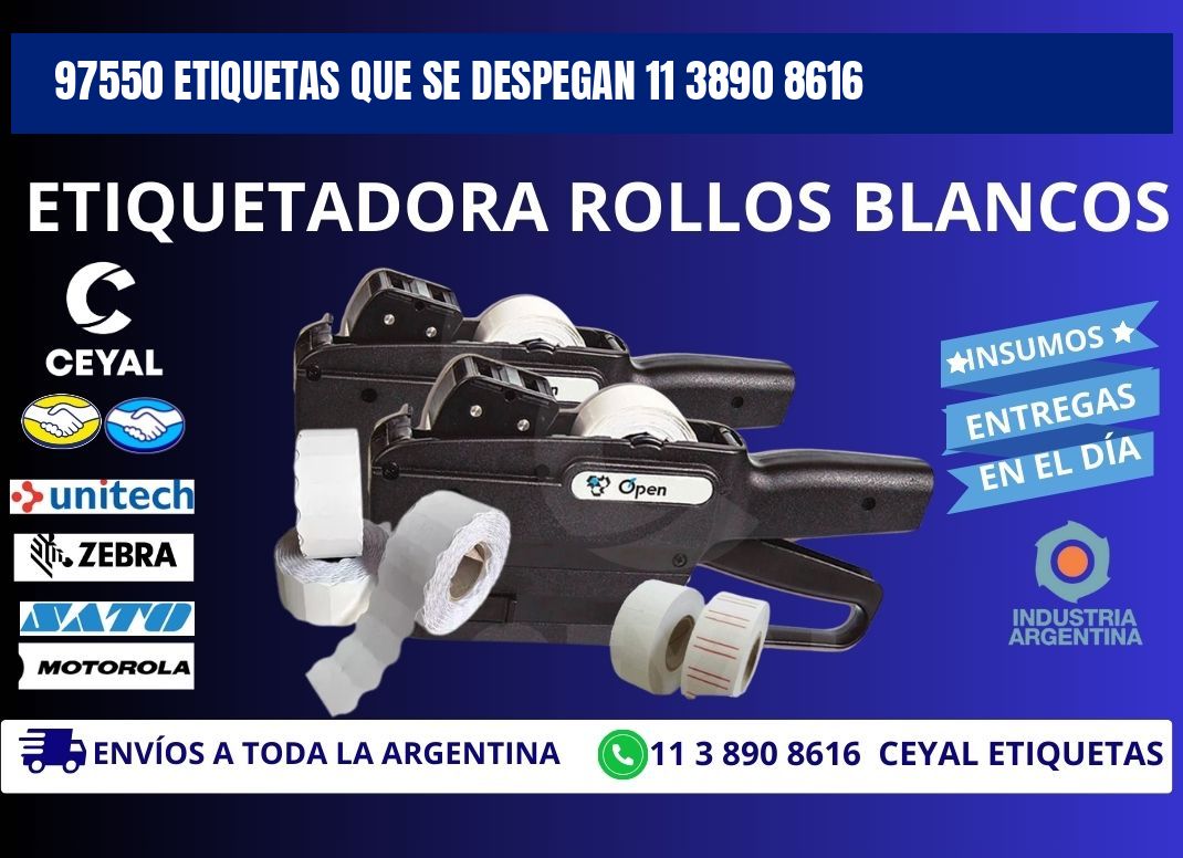 97550 ETIQUETAS QUE SE DESPEGAN 11 3890 8616