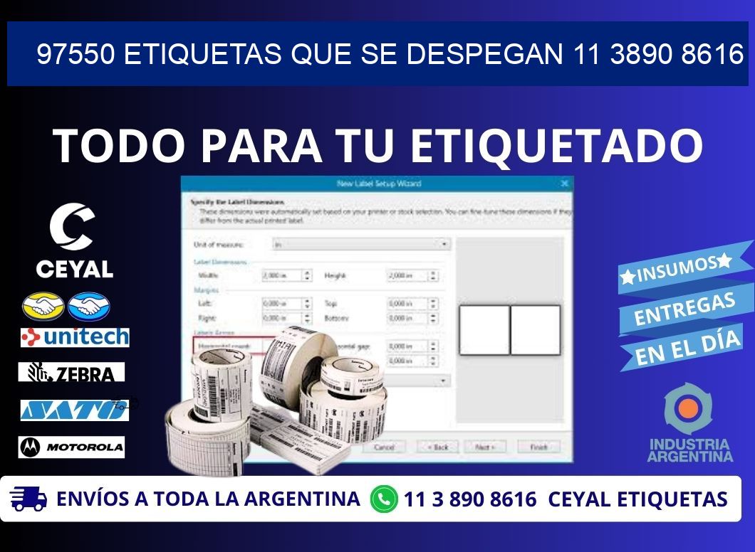 97550 ETIQUETAS QUE SE DESPEGAN 11 3890 8616