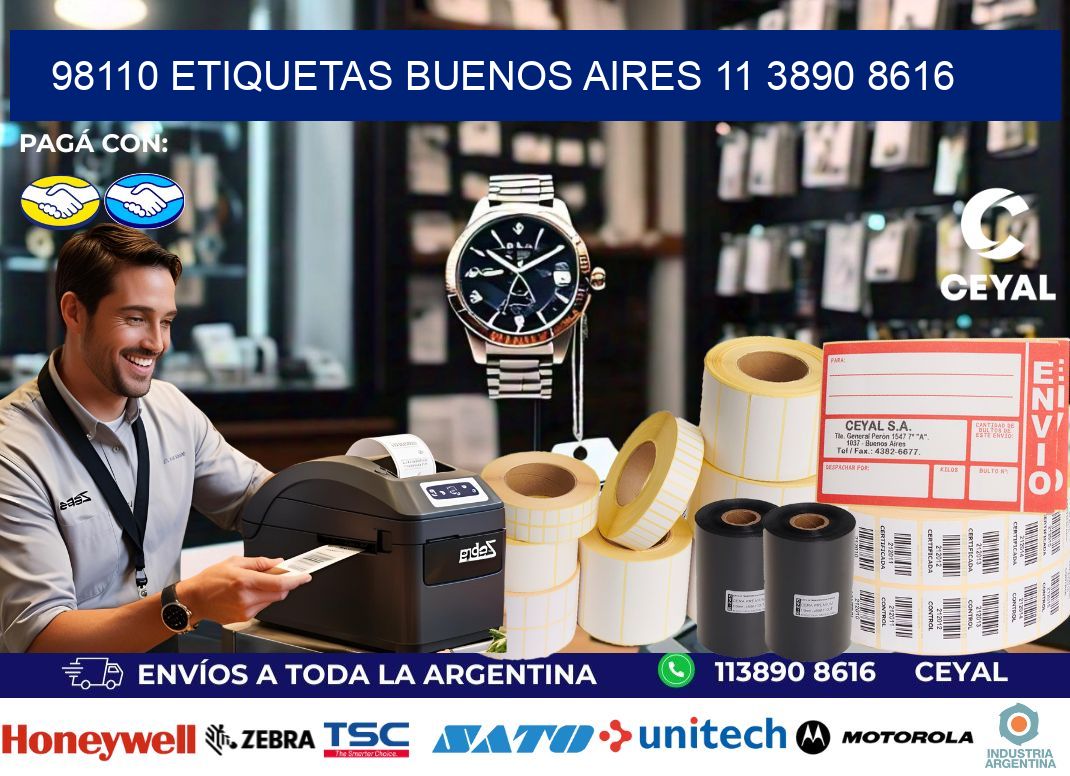 98110 ETIQUETAS BUENOS AIRES 11 3890 8616