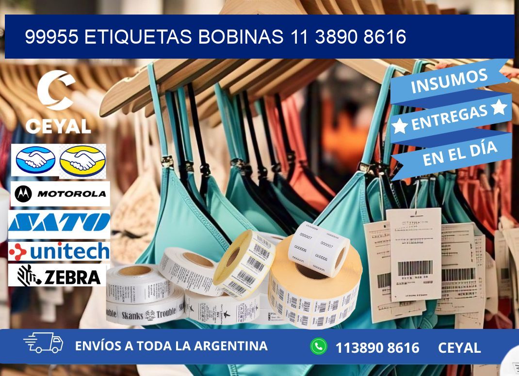 99955 ETIQUETAS BOBINAS 11 3890 8616