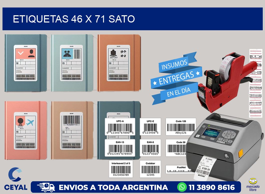 ETIQUETAS 46 x 71 SATO