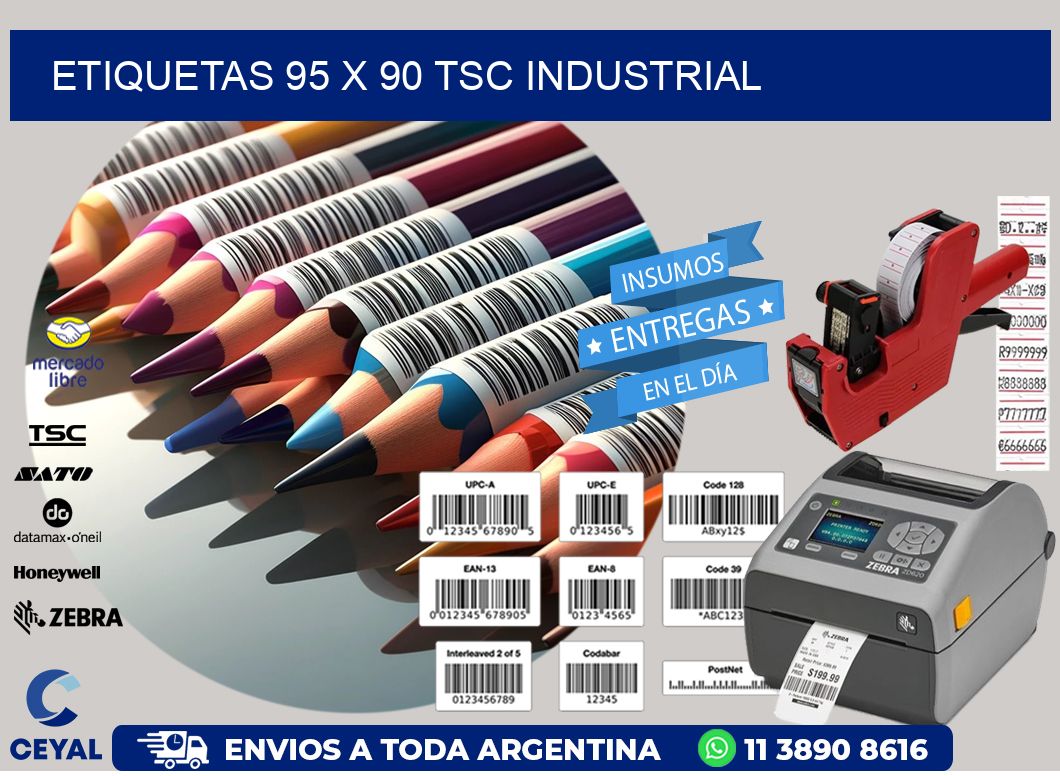 ETIQUETAS 95 x 90 TSC INDUSTRIAL