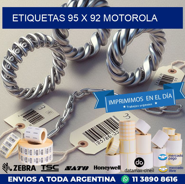 ETIQUETAS 95 x 92 MOTOROLA