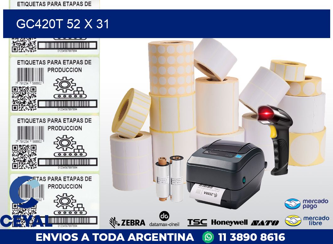 GC420T 52 x 31