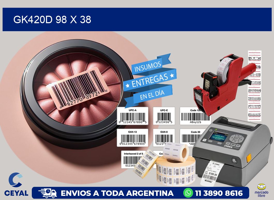 GK420D 98 x 38