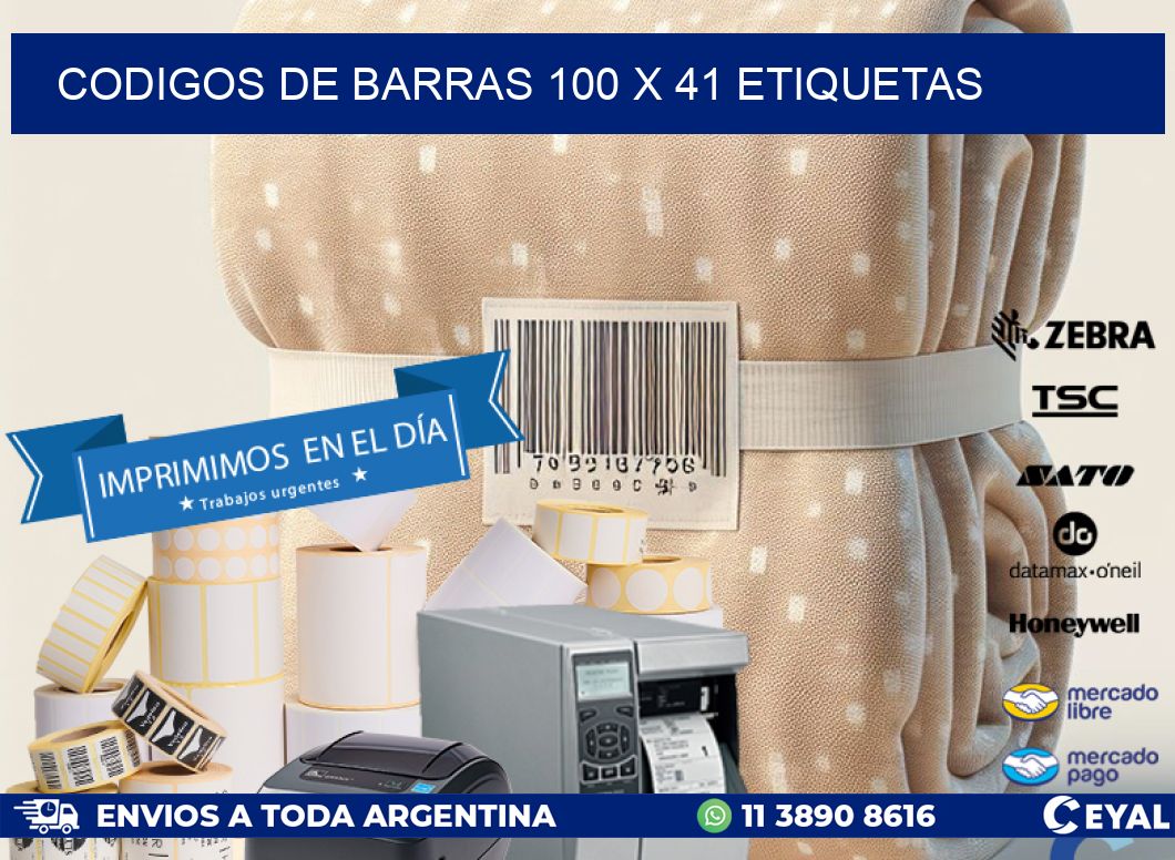 codigos de barras 100 x 41 etiquetas