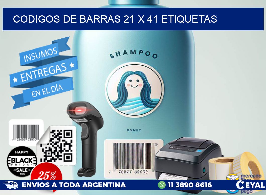 codigos de barras 21 x 41 etiquetas