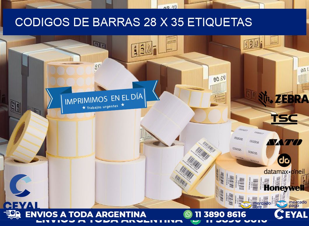 codigos de barras 28 x 35 etiquetas