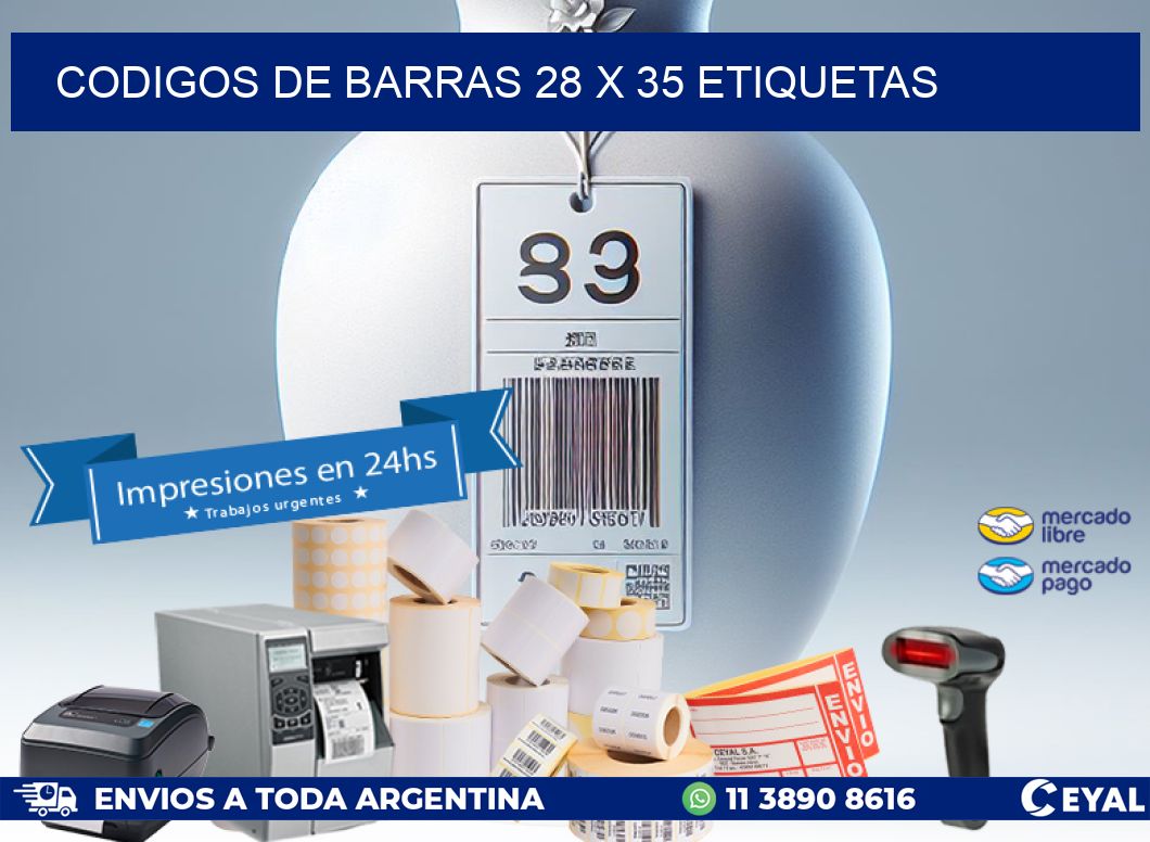 codigos de barras 28 x 35 etiquetas