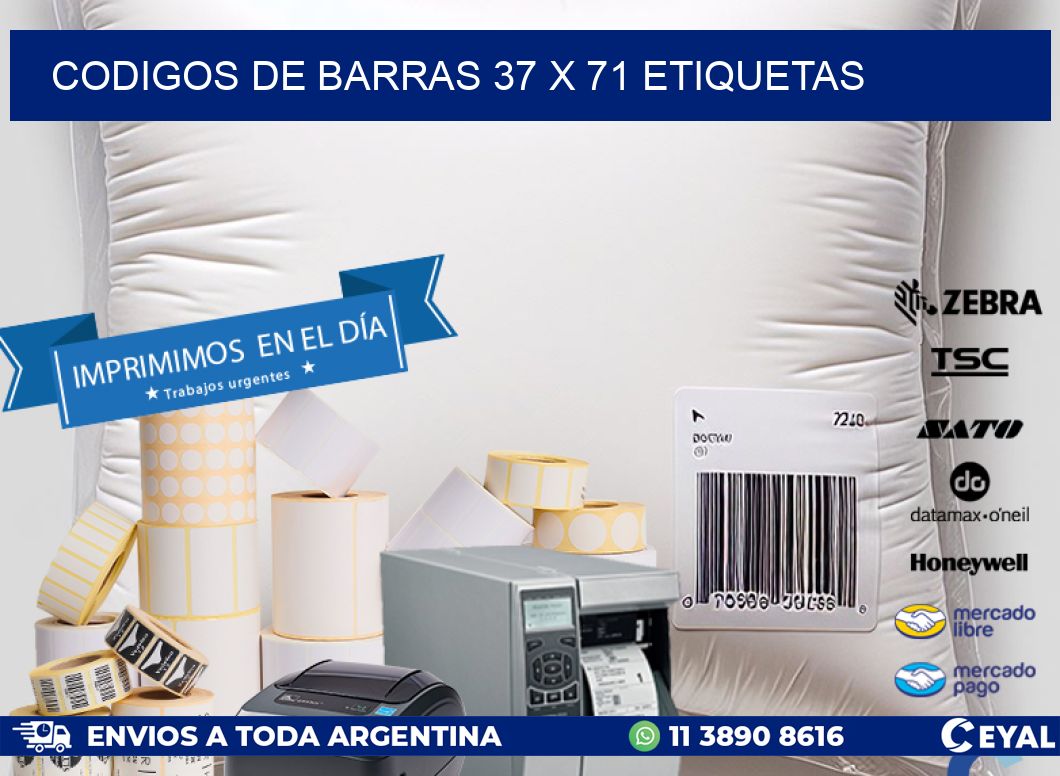 codigos de barras 37 x 71 etiquetas