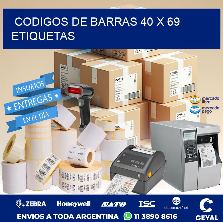 codigos de barras 40 x 69 etiquetas