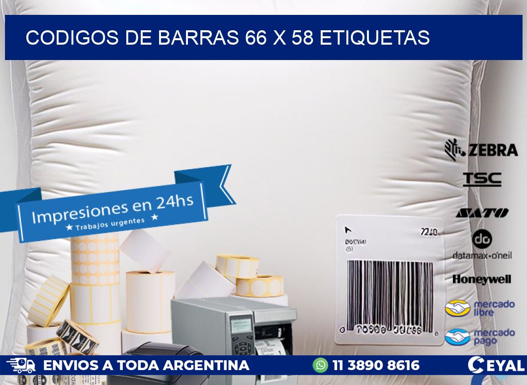 codigos de barras 66 x 58 etiquetas