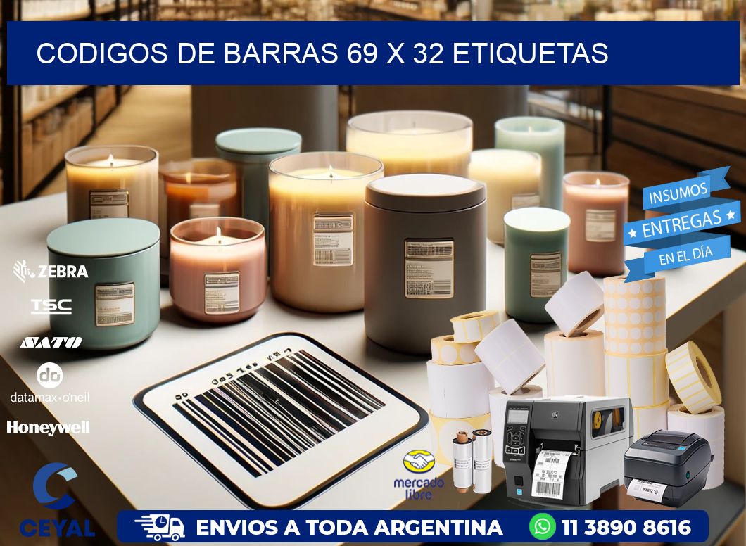 codigos de barras 69 x 32 etiquetas