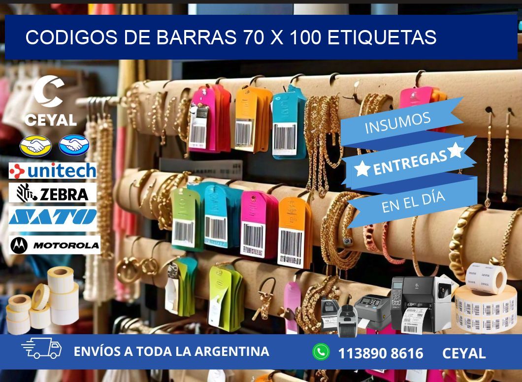 codigos de barras 70 x 100 etiquetas