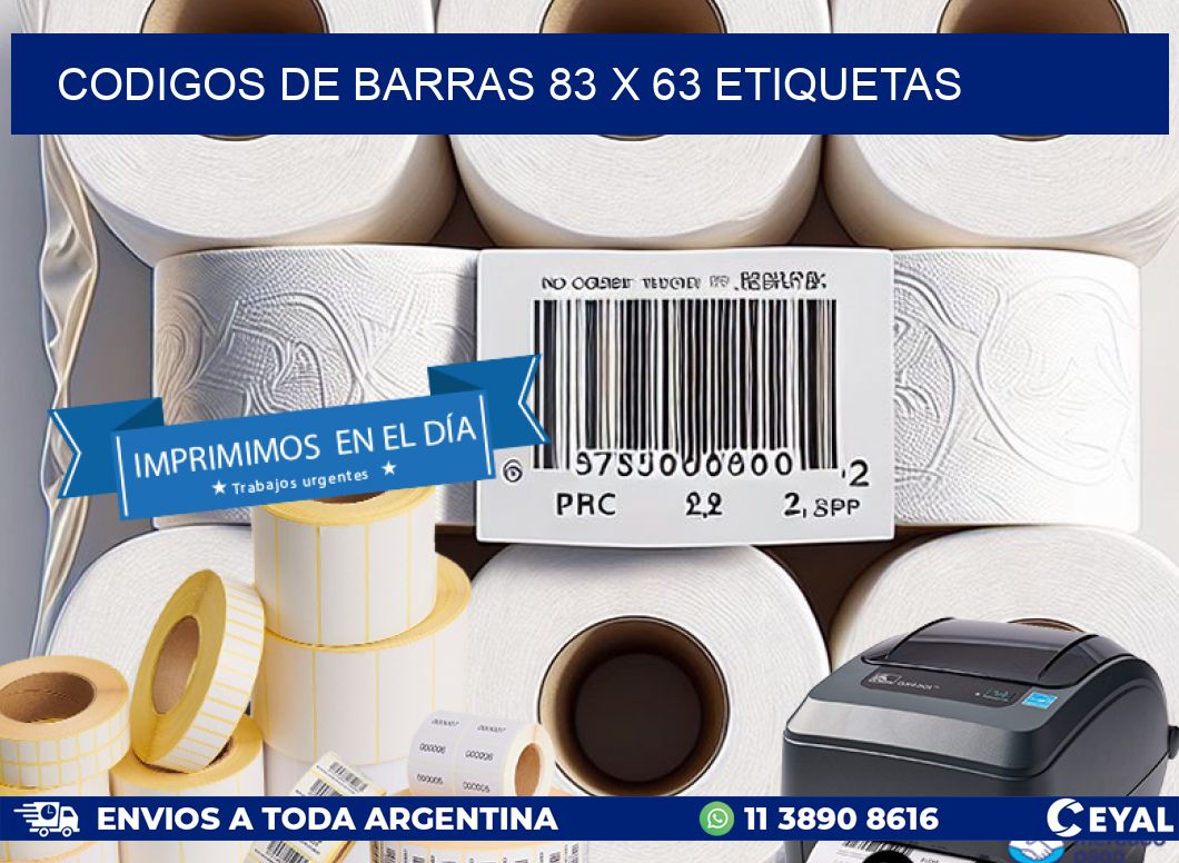 codigos de barras 83 x 63 etiquetas