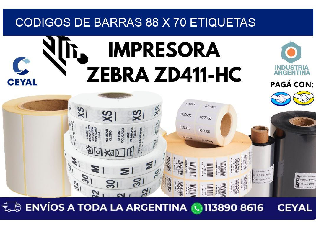 codigos de barras 88 x 70 etiquetas