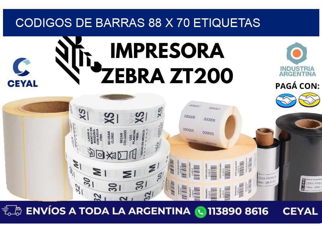 codigos de barras 88 x 70 etiquetas