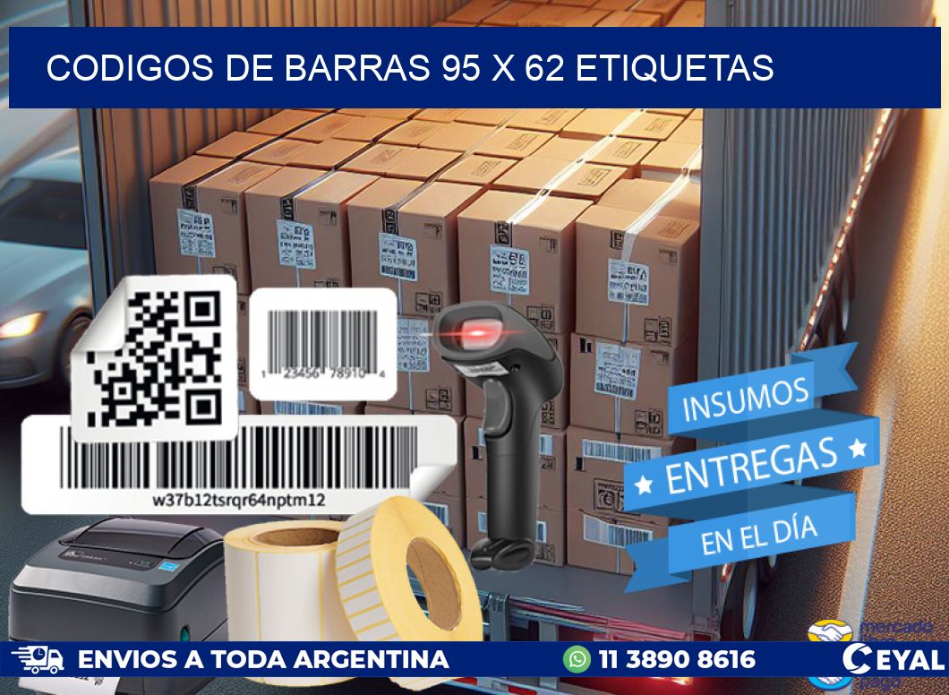 codigos de barras 95 x 62 etiquetas
