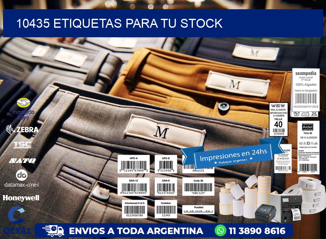 10435 etiquetas para tu stock