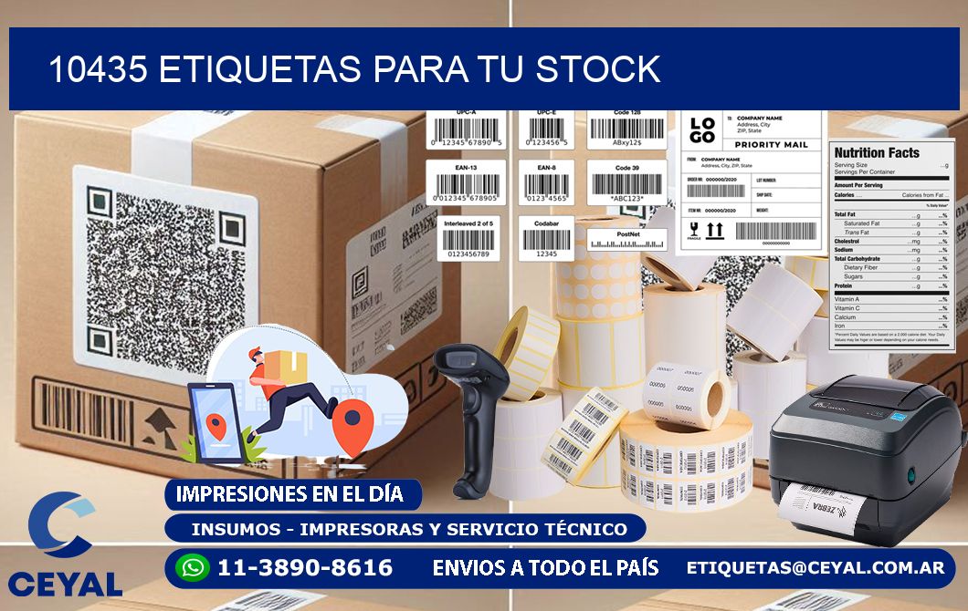 10435 etiquetas para tu stock