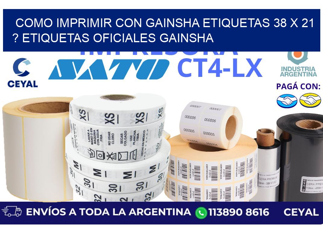 como imprimir con gainsha etiquetas 38 x 21 ? etiquetas oficiales gainsha