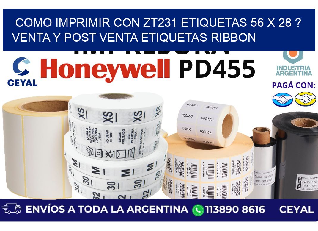 como imprimir con zt231 etiquetas 56 x 28 ? Venta y post venta etiquetas ribbon