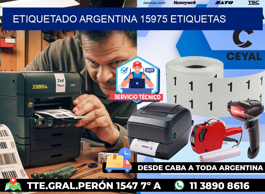 etiquetado argentina 15975 etiquetas