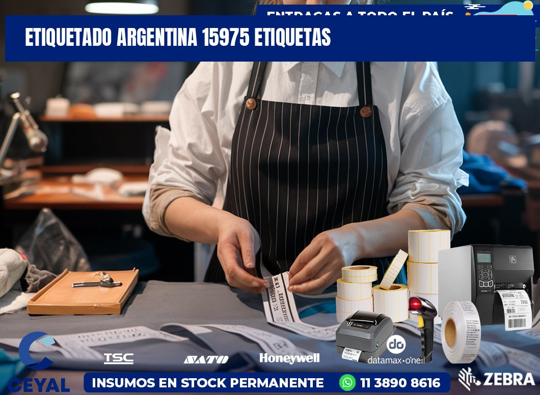 etiquetado argentina 15975 etiquetas
