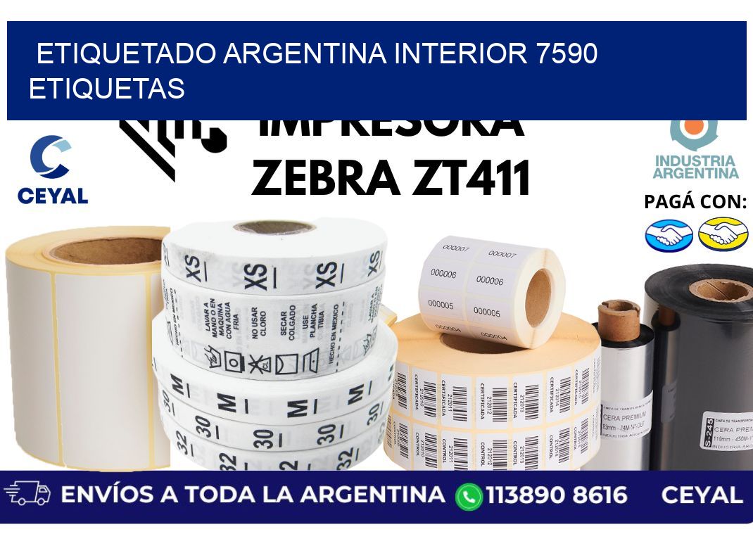 etiquetado argentina interior 7590 etiquetas